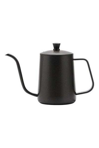 HALAMODO Stainless Steel Hand Flush Pot Black 210x138x78mm