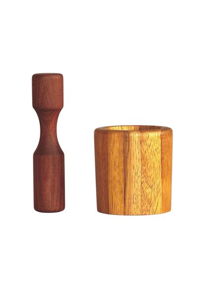 KAF Ahşap Havan İroko / Reyhan