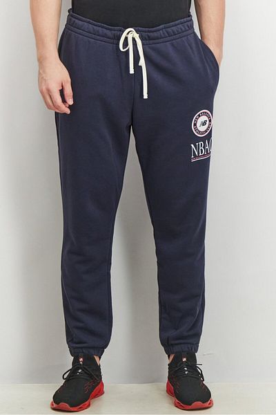 New Balance Men Athletic Fit Essential Fleece Pants, Navy Blue