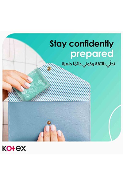 Kotex Antibacterial Panty Liners 99% Protection from Bacteria Growth Long Size 20pcs