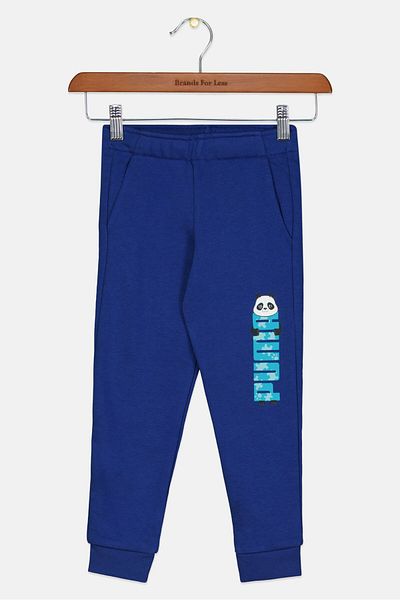Puma Toddlers Boy Sportswear Drawstring Sweatpants, Blue