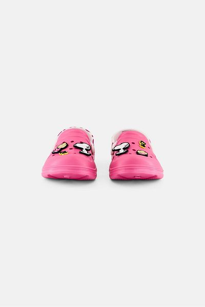 PEANUTS Kids Girl Slip On Clogs, Pink