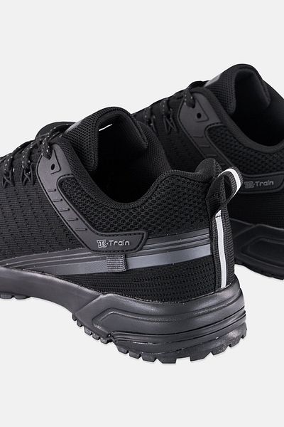 RBX Men Brand Logo Lace Up Hiking Shoes, Black