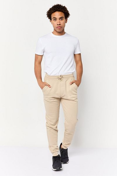CELIO Men Regular Fit Solid Jogger Pants, Taupe