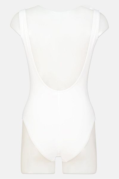 SPEEDO Women One Piece Brand Logo Swimsuit, White