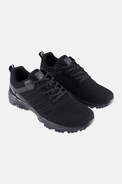 RBX Men Brand Logo Lace Up Hiking Shoes, Black