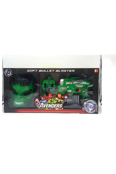 rexa Super Hero Legends Avenger Infinity War Soft Bullet Blaster with Mask