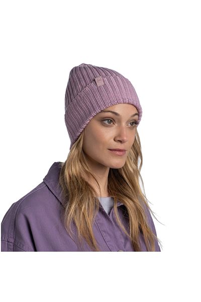 Buff Knitted Norval Hat Pansy, Women's Beannie