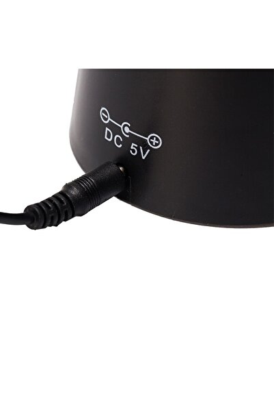 Flippy Outdoor Fan - Fly and Mosquito Repellent, USB Cable, Battery Slot, 9 x 9 x 20 cm, Black