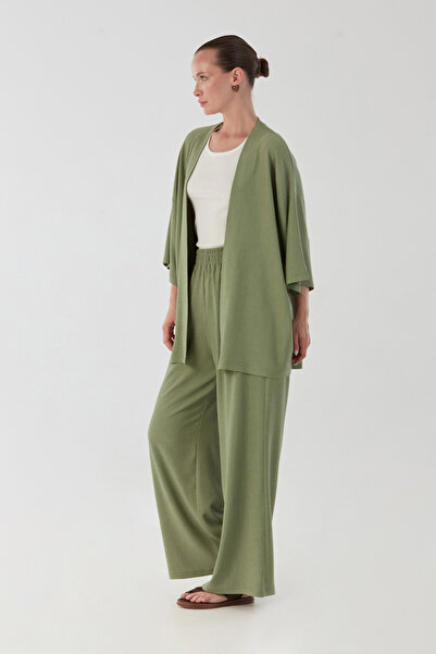 Fulla Moda Bürümcük Fabric Shawl Collar Set of 3