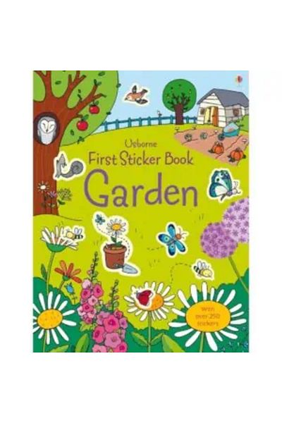 Usborne Children's book - First Sticker Book: Garden