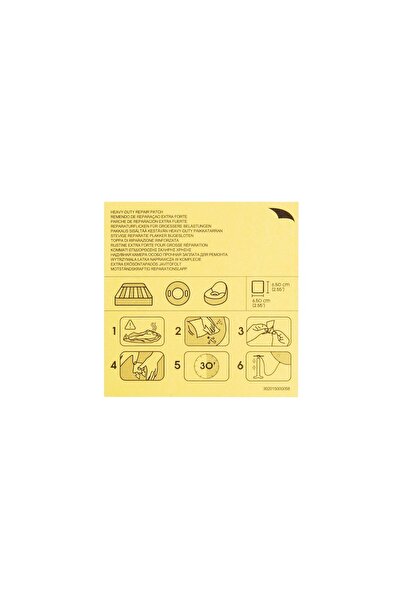 BESTWAY 62068 Dayanıklı Tamir Yama Seti (10 lu Paket)