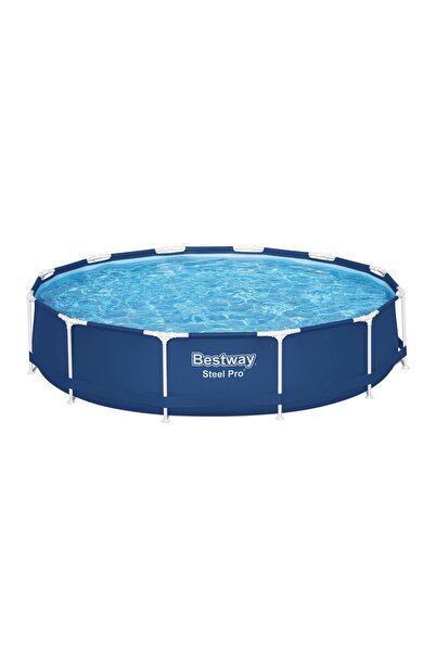 BESTWAY ® 56706 Steel Pro® Prefabrik Yer Üstü Çember Havuz Seti 3,66 M X 76 Cm