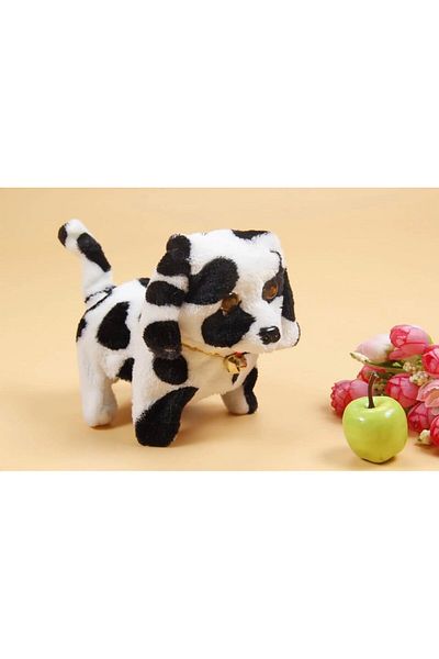 rexa CREATIONS Plush Electronic Dog Toy – Walking, Barking, Blinking Eyes & Lights