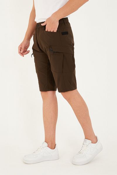 Camp Scoutland Camp725 Outdoor Tactical Water Repellent Καλοκαιρινό Ανδρικό Χακί Tactical Σορτς