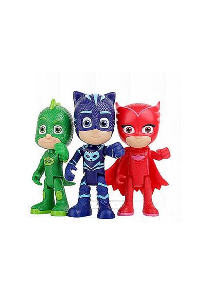rexa Pearl Superhero PJ Adventure Set – 3 Action Toys + Mask for Boys Ages 3 and Up