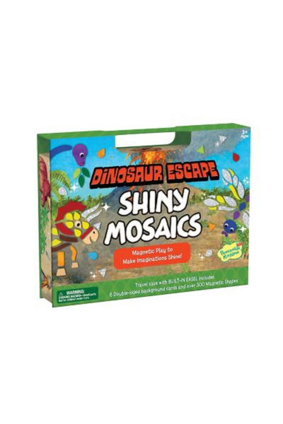 Peaceable Kingdom Mozaic magnetic - Dinosaur Escape Shiny Mosaics, Regatul Pa...