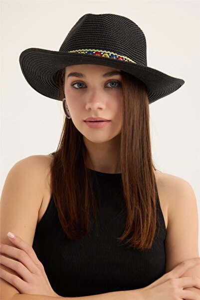 HomeStore Πολύχρωμο καπέλο με χάρτινο περίγραμμα