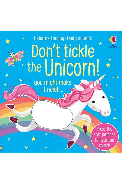 Usborne Don't tickle the unicorn! – Sensory book with unicorn sounds