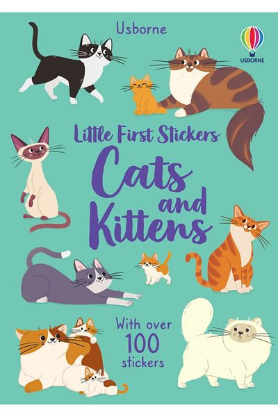 Usborne Children's book, Usborne, Little First Stickers Cats and Kittens, 3+ years