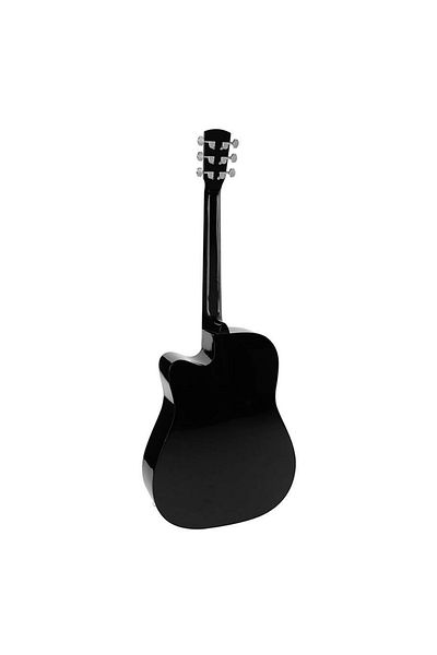 Nashville GSD60CEBK, chitara electro-acustică dreadnought cutaway, EQ activ, neagră
