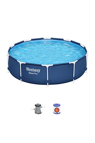 BESTWAY 56679 Steel Pro Yer Üstü Prefabrik Çember Havuz Seti 3,05 m x 76 cm