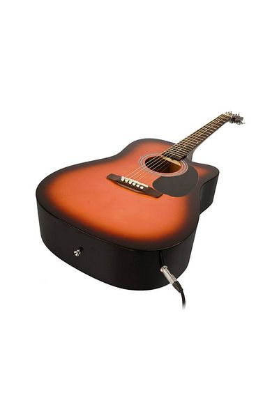 Nashville GSD60CESB, dreadnought cutaway electro-acoustic guitar, active EQ, sunburst