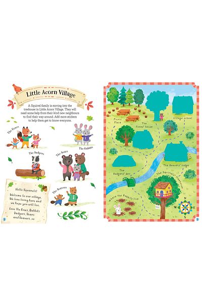 Usborne Stickere Little First cu dragoste și bunătate