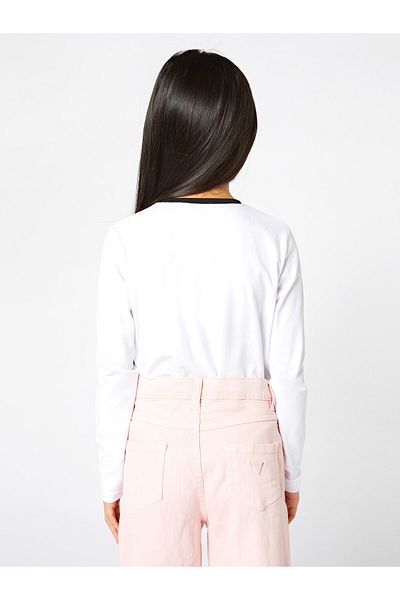 Guess Ls Girl's Regular Fit T-Shirt