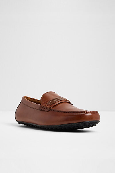 Aldo Camilo-In - Men's Genuine Leather Tan Slip-On Shoes