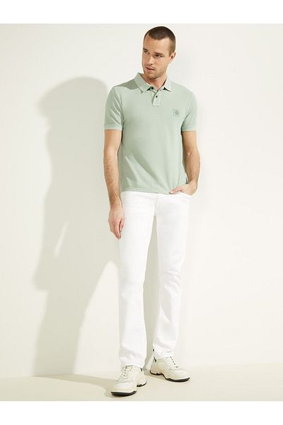 Guess Ice Washed Men's Slim Fit Polo T-Shirt