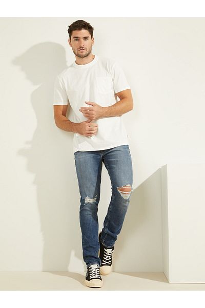 Guess Es Ss Sueded Men's Regular Fit T-Shirt