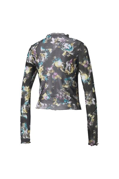 Puma Crystal G. Aop Longsleeve Fitted Tee Pum