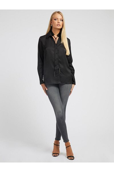 Guess LS FLORIANE SHIRT camasa dama neagra