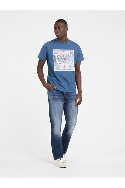 Guess Tricou Ss Cn Cachemire pentru bărbați, cu croiala normală