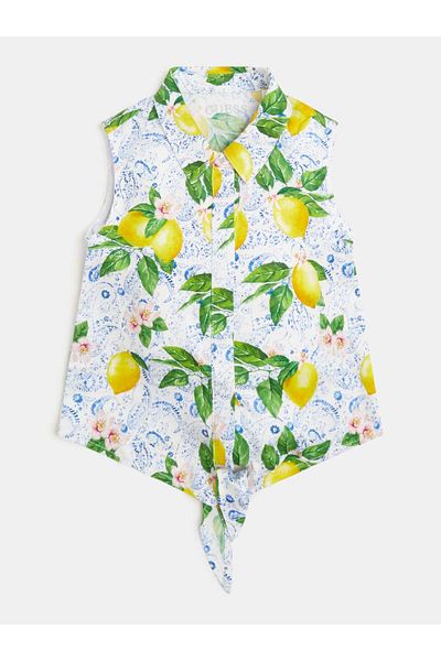 Guess Twill Girl's Regular Fit Shirt