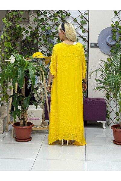 Punta Otantik Vl2000 Double Suit Voile Dress Yellow