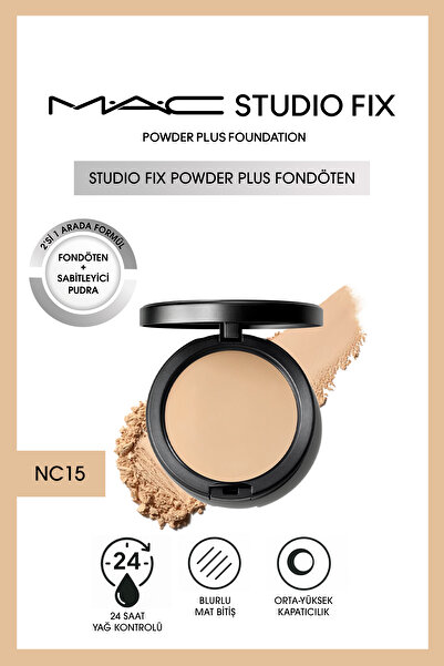 M.A.C YENİ Studio Fix Powder Plus Fondöten - NC15
