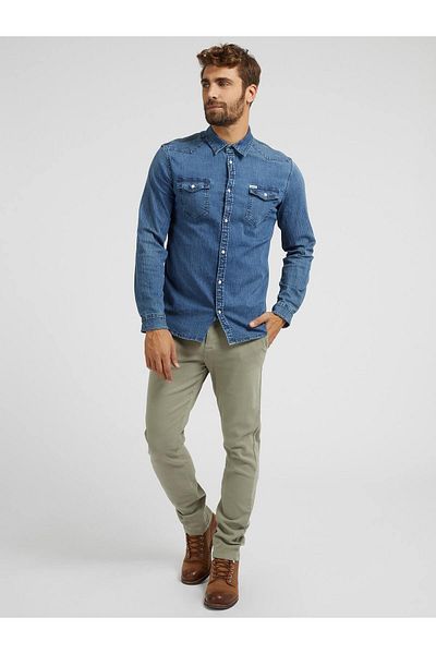 Guess Truckee Men's Slim Fit Denim Shirt