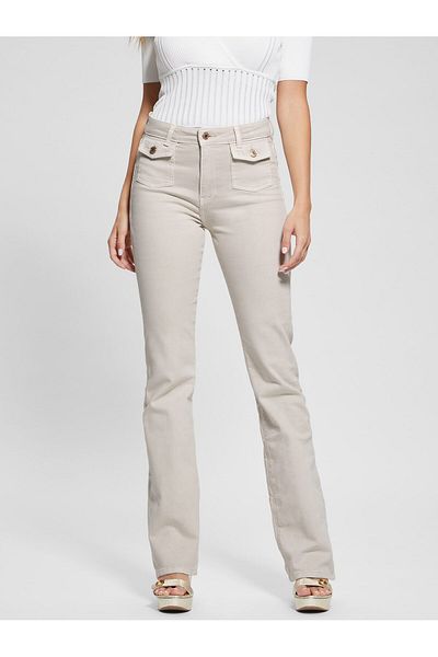 Guess Sexy Flare Women's Linen Blend Flare Fit Pants