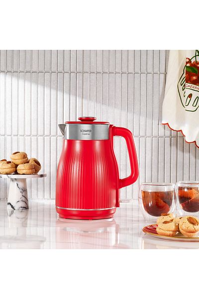 Schafer Carina Stainless Steel Hand Warmer Water Heater with Non-Burning Body-Red