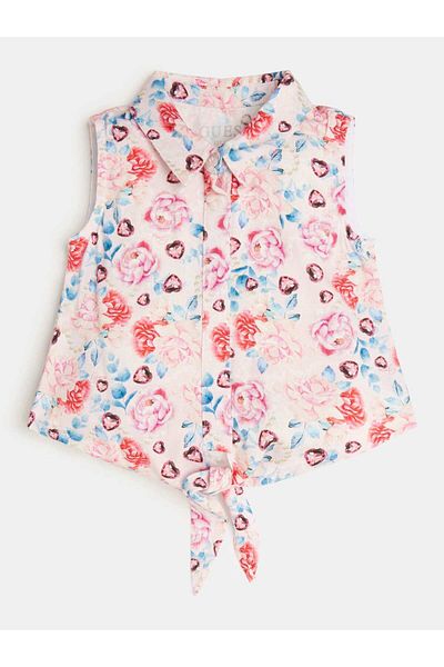 Guess Twill Girl's Regular Fit Shirt