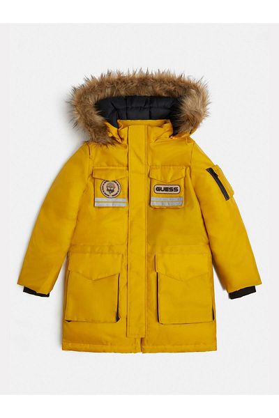 Guess Parka pentru bebeluși cu glugă