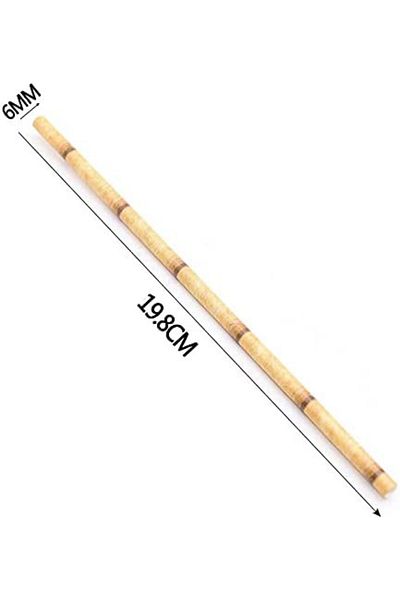 Greentiming Set of 100 Greentiming straws, paper, yellow, 19.8 cm