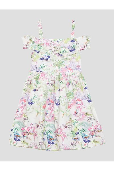 Guess Rochie pentru fete din poplin
