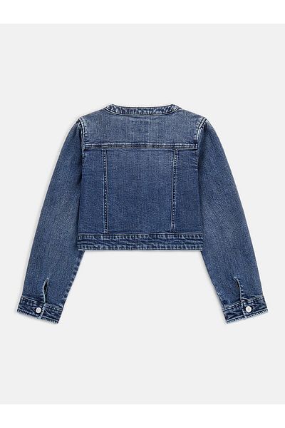 Guess JACĂTĂ DE DENIM CU PIATRĂ