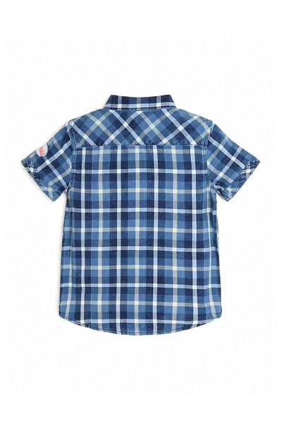 Guess Cămașă Regular Fit Indigo Baby