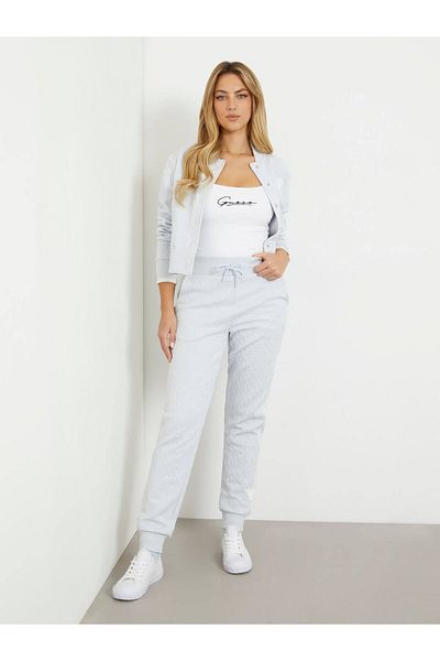 Guess Pantaloni de alergare cu logo GJ în relief pentru femei