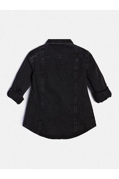 Guess Black Deni Girl's Regular Fit Shirt