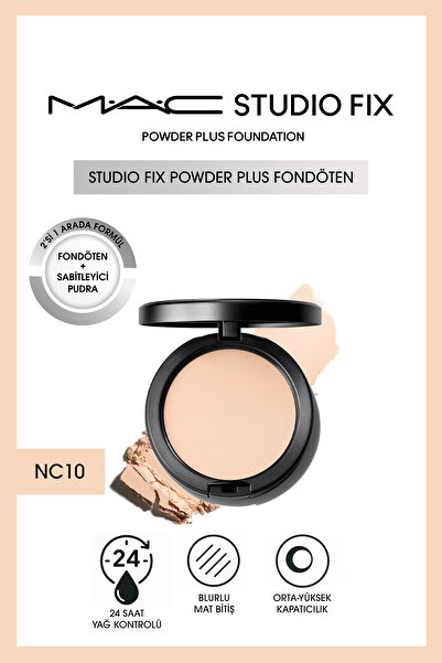 M.A.C YENİ Studio Fix Powder Plus Fondöten - NC10